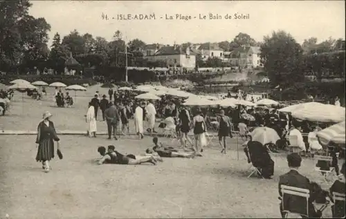 L Isle-Adam L'Isle-Adam Plage Bain Soleil x