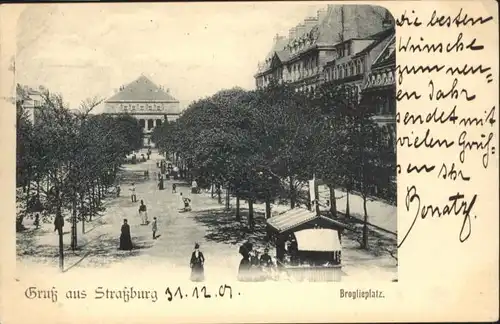 Strasbourg Alsace Strassburg Elsass Broglieplatz x