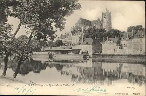 Auxerre Quais Cathedrale x