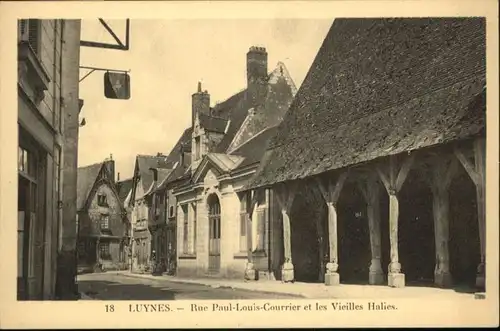 Luynes Indre-et-Loire Luynes Rue Paul Louis Courrier Vieilles Halies * / Tours /Arrond. de Tours