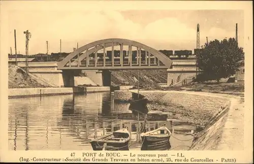 Port-de-Bouc Bruecke Schiff *