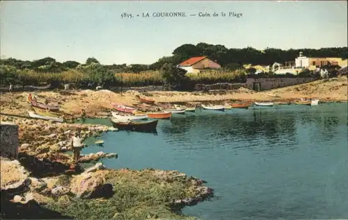 ww86195 La Couronne Charente-Maritime Schiff Coin Plage * Kategorie. Meschers-sur-Gironde Alte Ansichtskarten