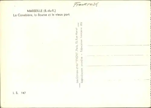 ww86423 Marseille Marseille Bourse * Kategorie. Marseille Alte Ansichtskarten