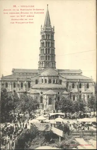 Toulouse Haute-Garonne Abside de la Basilique St-Semin