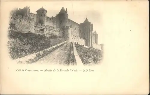 Carcassonne Montee de la Porte de l'Aude *