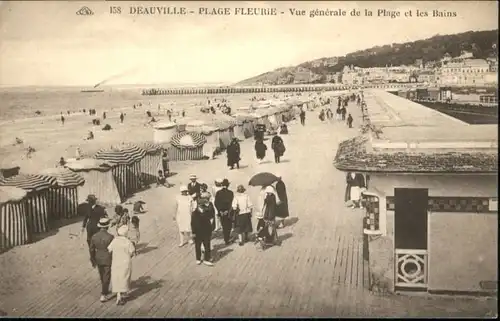 Deauville-Plage-Fleurie les Bains la Plage *