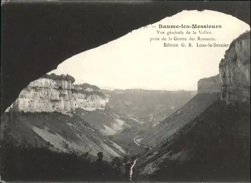 Baume-les-Messieurs la Grotte des Romains *