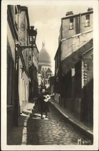 Paris Montmartre La Rue St-Rustique *