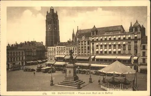 Dunkerque Place Jean Bart Le Beffroi *