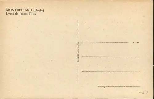 Montbeliard Lycee de Jeunes Filles *