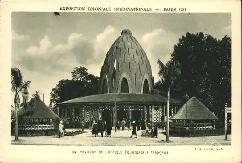 Paris Pavillon de l'Afrique equatoriale francaise *