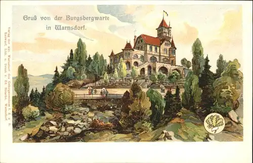 Warnsdorf Varnsdorf Warnsdorf Burgsbergwarte * / Varnsdorf /Decin