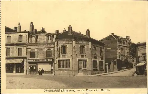 Grandpre Ardennes Post Mairie *