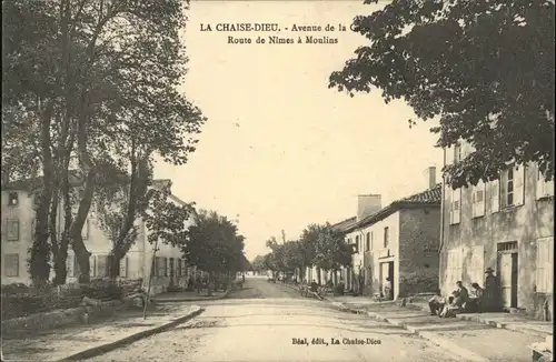 La Chaise-Dieu Avenue Gare Route Nimes Moulins x
