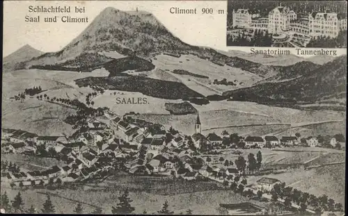 Saales Schlachtfeld bei Saal Climont Sanatorium Tannenberg x