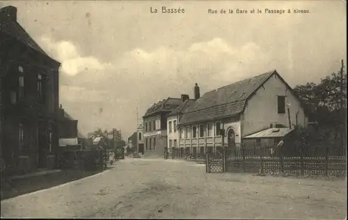 La Bassee Rue Gare Passage Niveau Bahnhof x