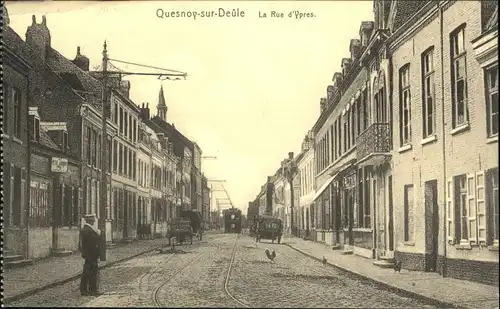 Quesnoy-sur-Deule Rue Ypres Strassenbahn  *