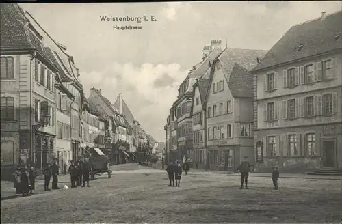 Weissenburg Elsass Hauptstrasse *