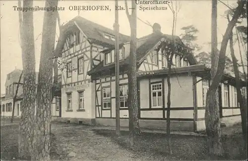 Oberhofen Elsass Truppenuebungsplatz Unteroffizier Speisehaus x