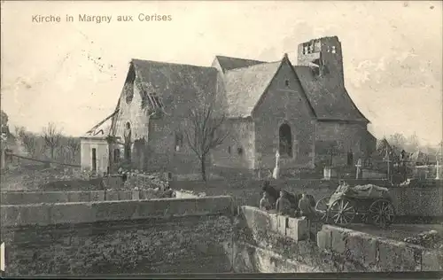 Margny-aux-Cerises Kirche Soldaten Zerstoerung x