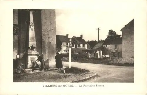 Villiers-sur-Morin Fontaine Servin *