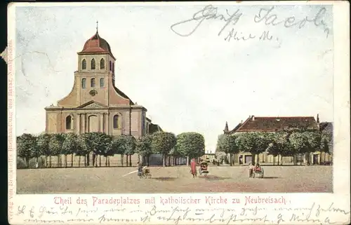 Neubreisach Paradeplatz Kirche x