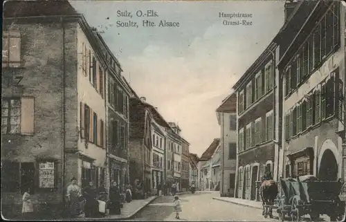 Sulz Elsass Soultz Alsace Hauptstrasse Grand-Rue x