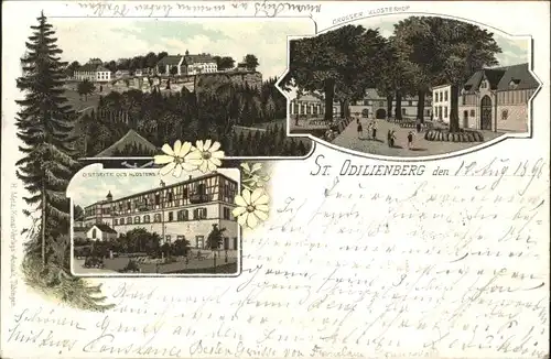 St Odilienberg Kloster Litho x