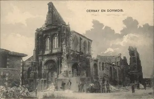 Cernay-en-Dormois Zerstoerung *