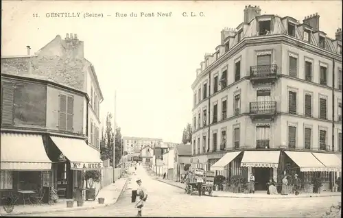 Gentilly Seine Rue Pont Neuf *