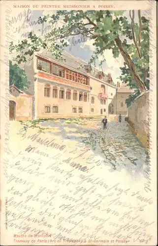 Poissy Maison Peintre Meissonier x