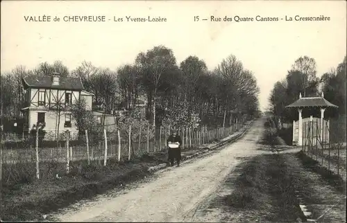 Chevreuse Yvettes-Lozere Vallee Rue Quatre Cantons Cressonniere *