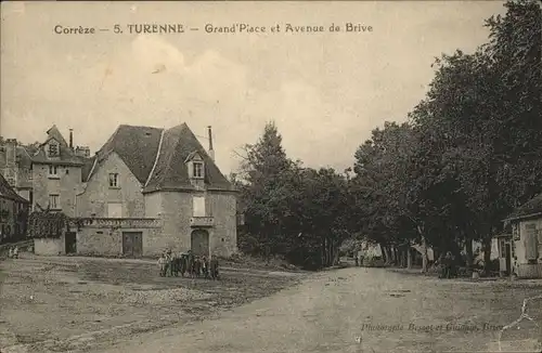 Turenne Correze Grand Place Avenue Brive *