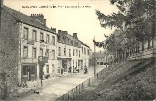 Saint-Sulpice-Lauriere Boulevard Gare Hotel Gare x