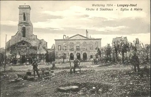 Longwy Lothringen Longwy-Haut Kirche Stadthaus Eglise Mairie * / Longwy /Arrond. de Briey