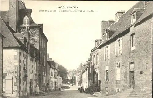 Pontivy Rue Maison Naquit General Lourmel *