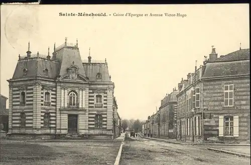 Sainte-Menehould Caisse Espargne Avenue Victor-Hugo x