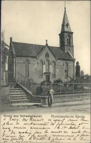 Schweighausen Elsass Kirche x