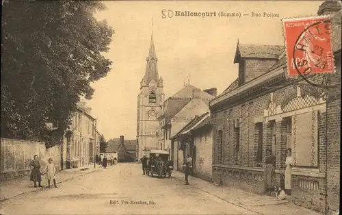 Hallencourt Somme Rue Poitou x