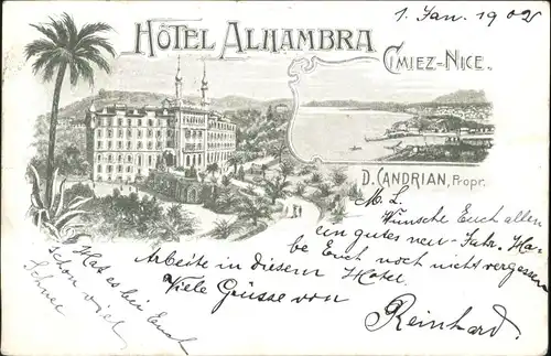 Cimiez Nice Hotel Alhambra x