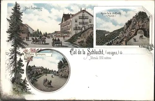 Col de la Schlucht Vosges Hotel Defranoux Chalet Hartmann *