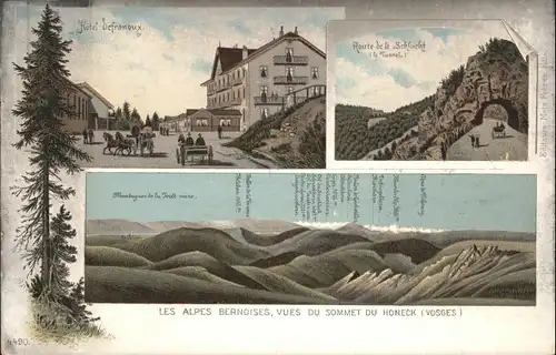 Col de la Schlucht Hotel Defranoux Vosges Route Schlucht *