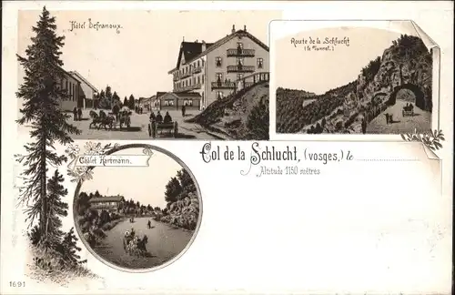 Col de la Schlucht Hotel Defranoux Chalet Hartmann Vosges *