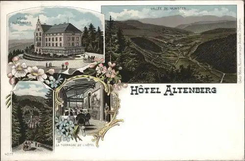 Altenberg Elsass Hotel Vallee Munster Terrasse *