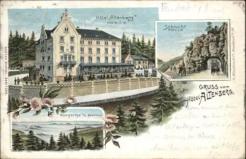 Altenberg Elsass Hotel Schlucht Muensterthal  x