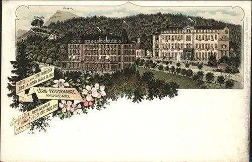 Drei-aehren Trois-Epis Hotel Litho *