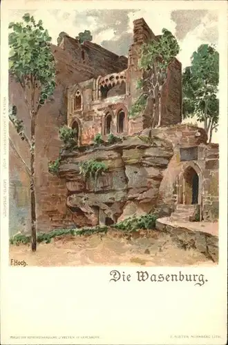Niederbronn-les-Bains Wasenburg Kuenstler F Hoch