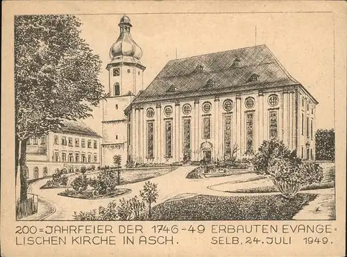 Asch Tschechien Kirche 