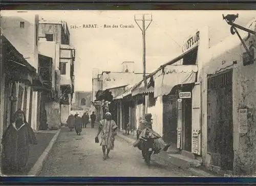 Rabat Rabat-Sale Rue Consuls