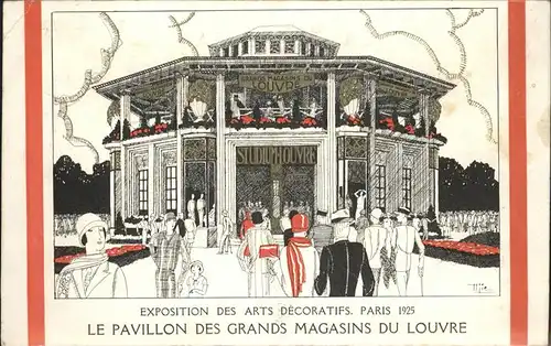 Paris Pavillon Grands Magasins Louvre
